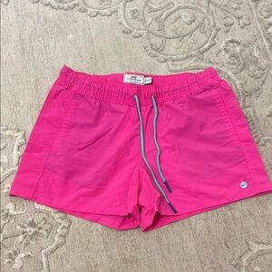 Vineyard Vines Pink Athletic Shorts with Elastic Waistband